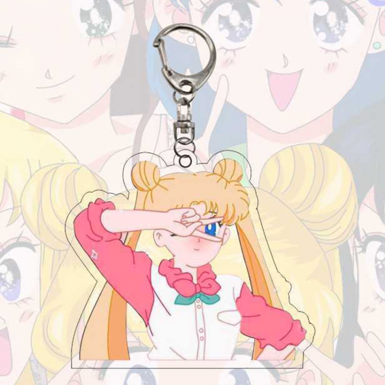 sailormoon Anime Acrylic Keychain Charm  price for 5 pcs 12645