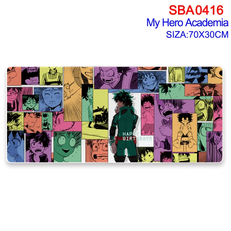 My Hero Academia Anime peripheral edge lock mouse pad 70X30cm SBA-416