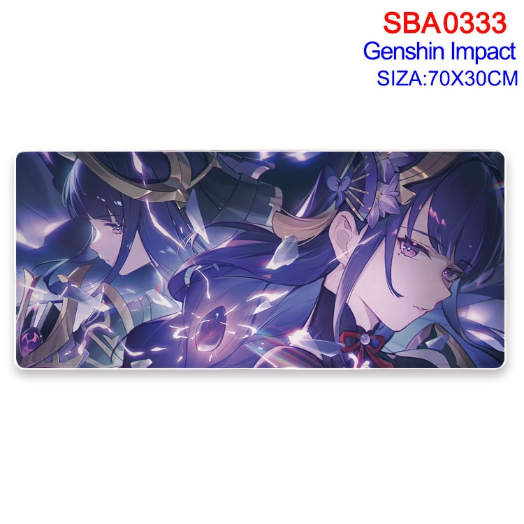Genshin Impact Anime peripheral edge lock mouse pad 70X30cm  SBA-333