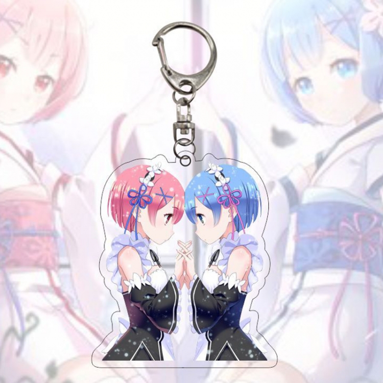 Re:Zero kara Hajimeru Isekai Seikatsu Anime Acrylic Keychain Charm price for 5 pcs 12663
