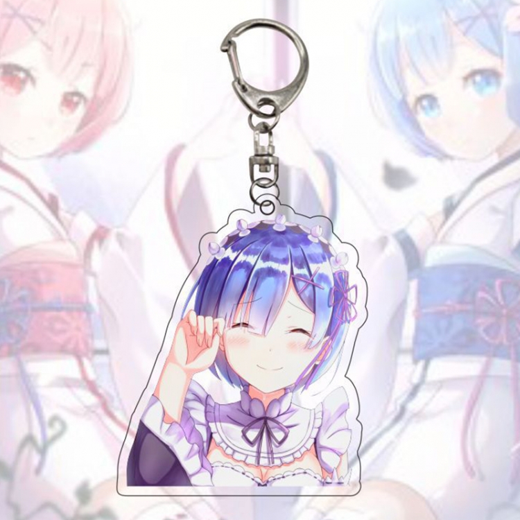 Re:Zero kara Hajimeru Isekai Seikatsu Anime Acrylic Keychain Charm price for 5 pcs 12662