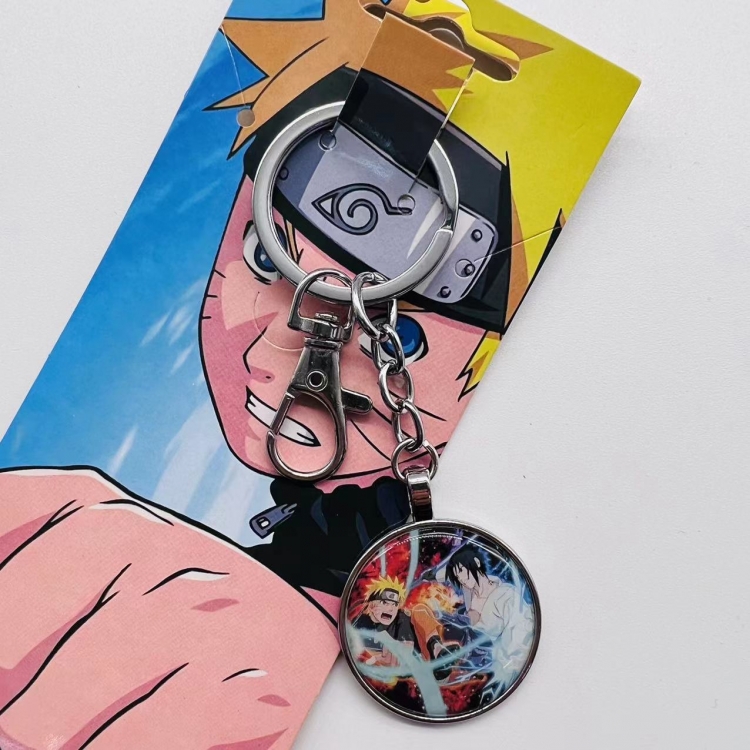 Naruto Anime peripheral metal keychain pendant  2610 price for 5 pcs