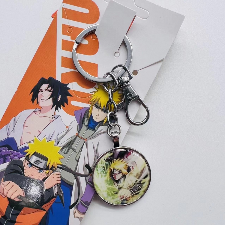 Naruto Anime peripheral metal keychain pendant  2601 price for 5 pcs