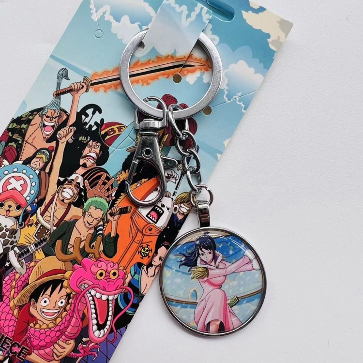 One Piece Anime peripheral metal keychain pendant  3433 price for 5 pcs