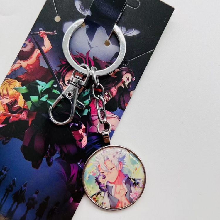 Demon Slayer Kimets Anime peripheral metal keychain pendant 3423 price for 5 pcs