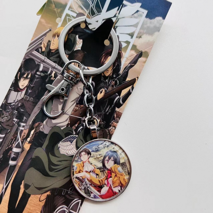Shingeki no Kyojin Anime peripheral metal keychain pendant 3627 price for 5 pcs