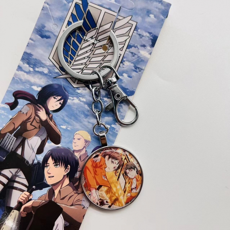 Shingeki no Kyojin Anime peripheral metal keychain pendant 3641 price for 5 pcs