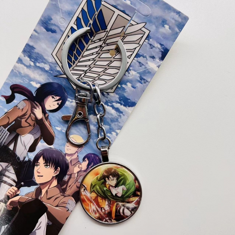 Shingeki no Kyojin Anime peripheral metal keychain pendant 3648 price for 5 pcs