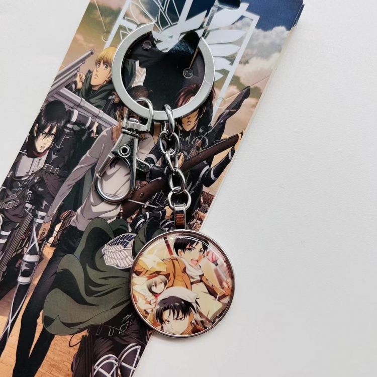 Shingeki no Kyojin Anime peripheral metal keychain pendant 3630 price for 5 pcs