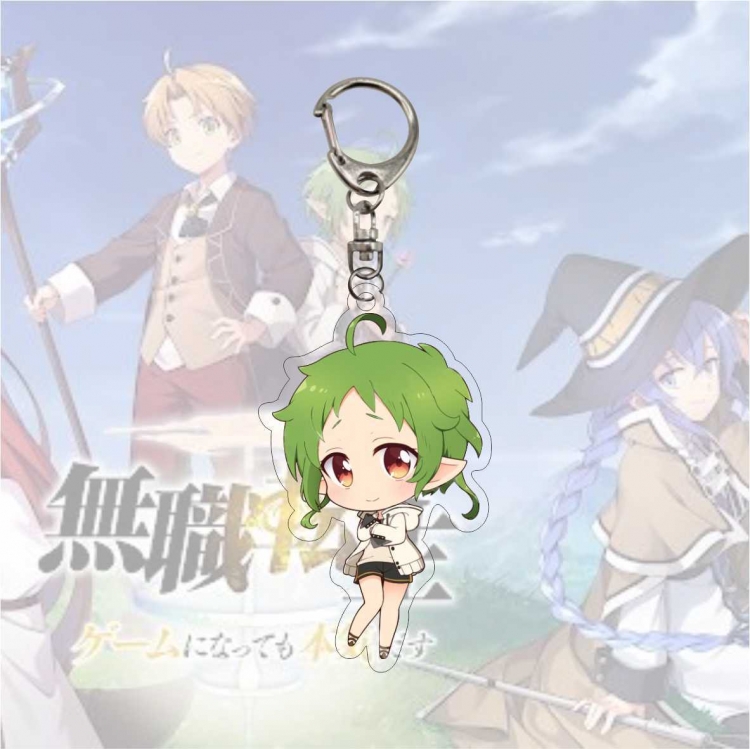 Jobless Reincarnation  Anime Acrylic Keychain Charm price for 5 pcs 12687