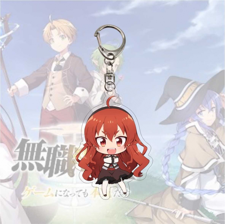 Jobless Reincarnation  Anime Acrylic Keychain Charm price for 5 pcs 12686