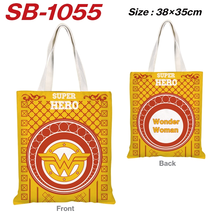 Super hero Canvas Tote Shoulder Bag Tote Shopping Bag 38X35CM SB-1055