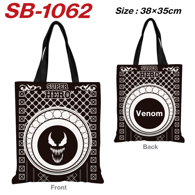 Super hero Canvas Tote Shoulder Bag Tote Shopping Bag 38X35CM SB-1062