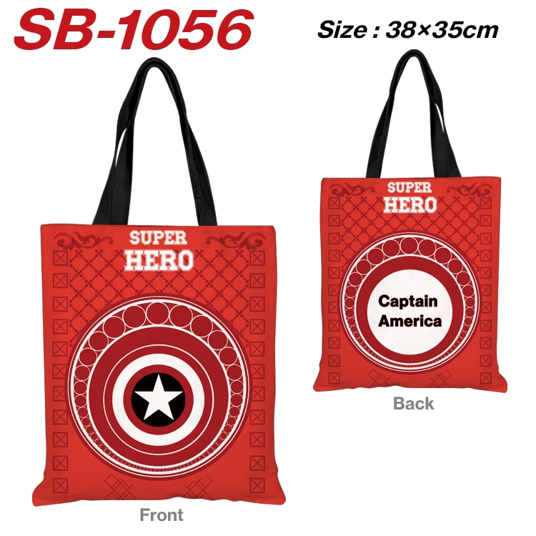 Super hero Canvas Tote Shoulder Bag Tote Shopping Bag 38X35CM SB-1056