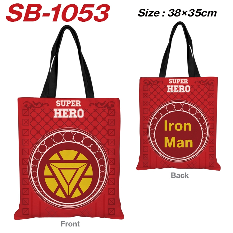 Super hero Canvas Tote Shoulder Bag Tote Shopping Bag 38X35CM  SB-1053