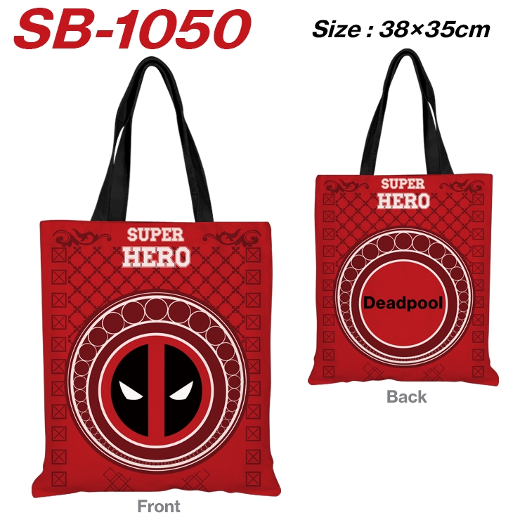 Super hero Canvas Tote Shoulder Bag Tote Shopping Bag 38X35CM SB-1050