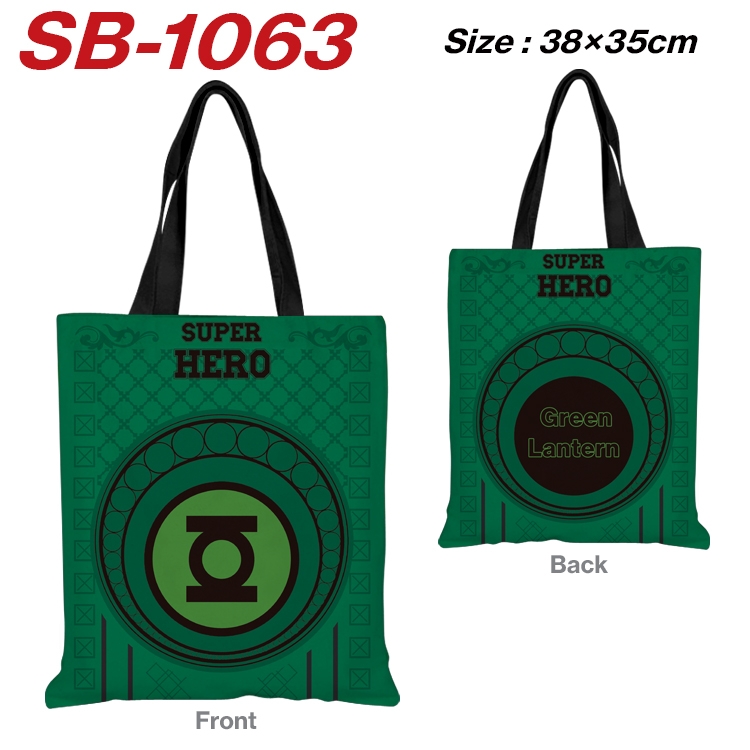 Super hero Canvas Tote Shoulder Bag Tote Shopping Bag 38X35CM  SB-1063