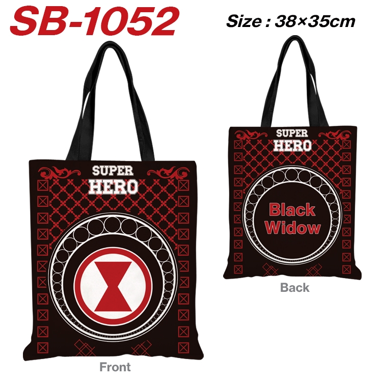 Super hero Canvas Tote Shoulder Bag Tote Shopping Bag 38X35CM  SB-1052