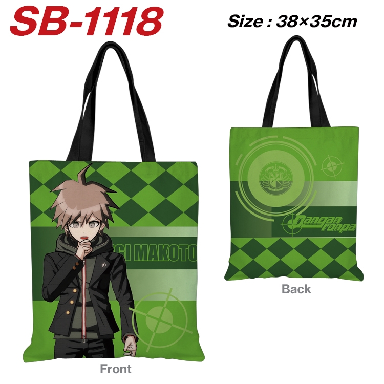 Dangan-Ronpa Anime Canvas Tote Shoulder Bag Tote Shopping Bag 38X35CM SB-1118