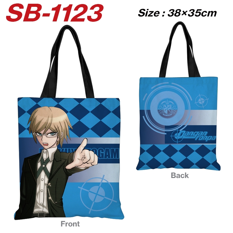 Dangan-Ronpa Anime Canvas Tote Shoulder Bag Tote Shopping Bag 38X35CM  SB-1123