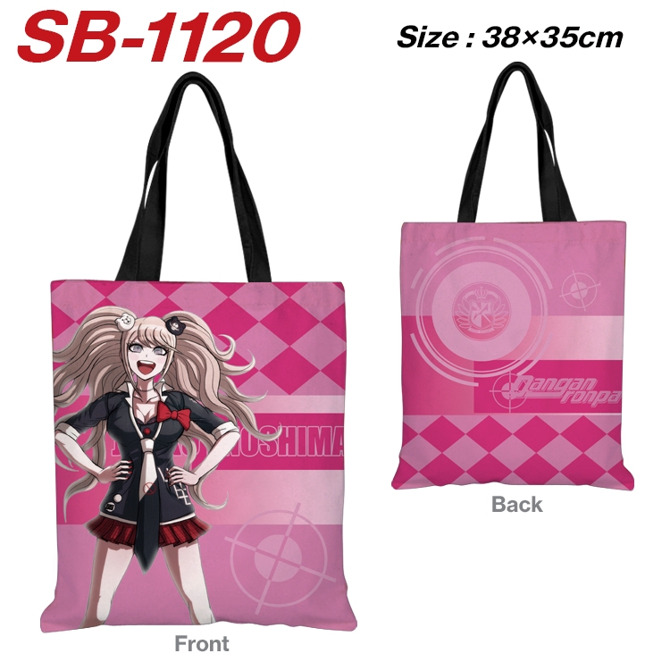 Dangan-Ronpa Anime Canvas Tote Shoulder Bag Tote Shopping Bag 38X35CM SB-1120