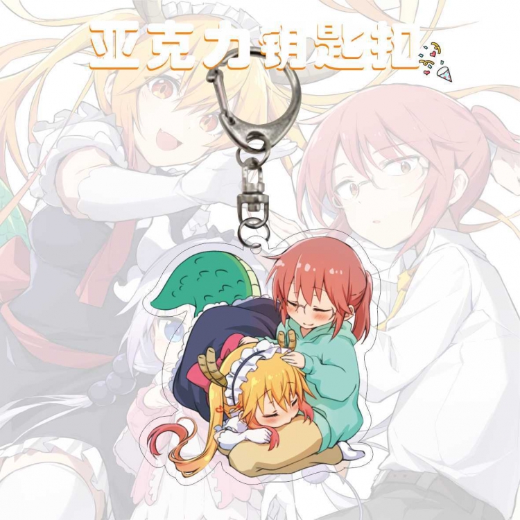 Miss Kobayashis Dragon Maid Anime Acrylic Keychain Charm price for 5 pcs 12697