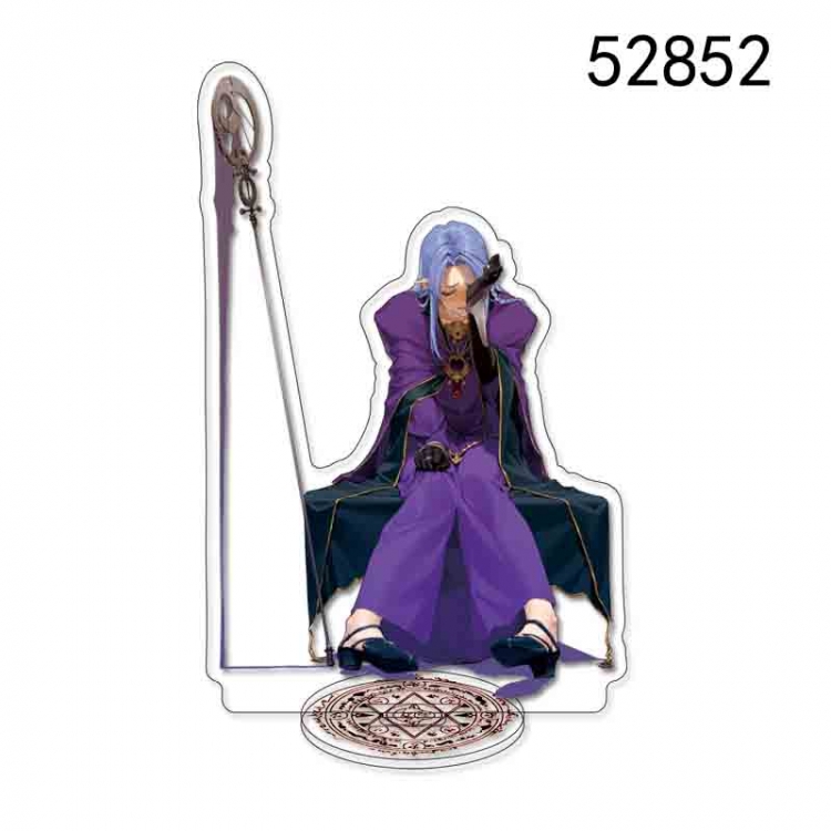 Fate stay night Anime character acrylic big Standing Plates  Keychain 52852
