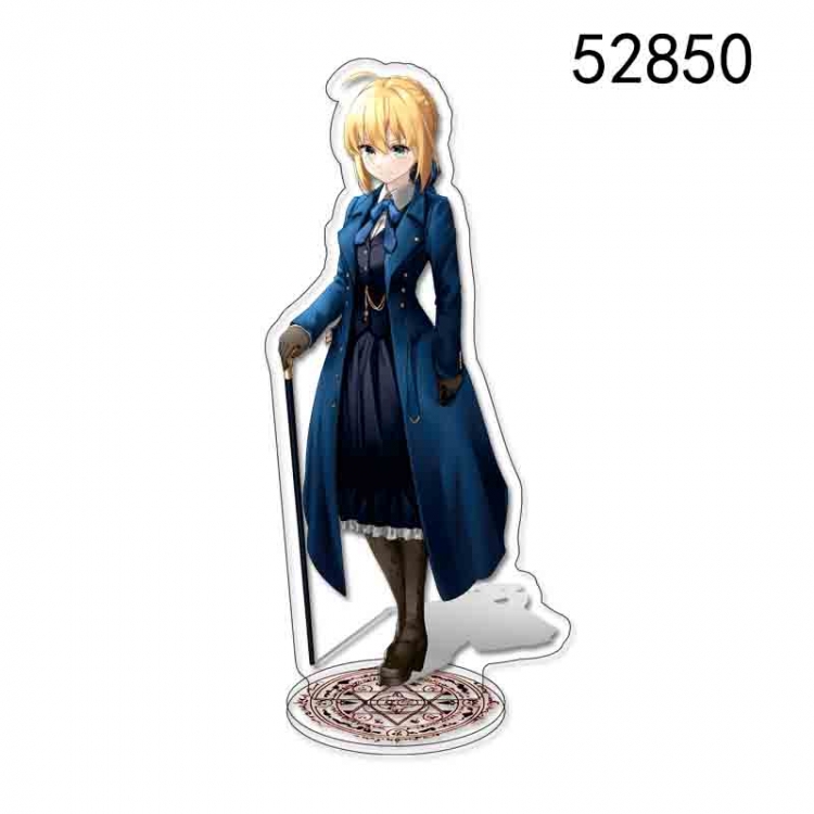 Fate stay night Anime character acrylic big Standing Plates  Keychain 52850