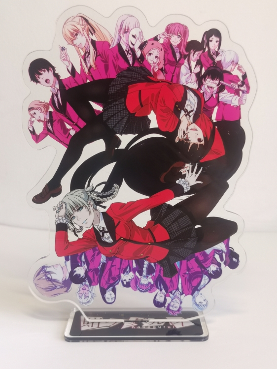 Kakegurui Anime Laser Acrylic Humanoid  keychain Standing Plates