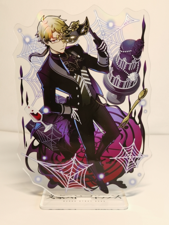 Bungo Stray Dogs Anime Laser Acrylic Humanoid  keychain Standing Plates