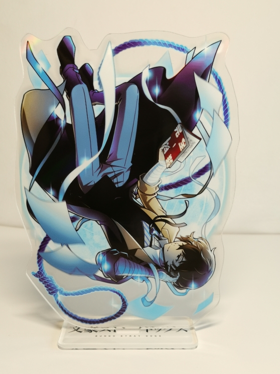 Bungo Stray Dogs Anime Laser Acrylic Humanoid  keychain Standing Plates