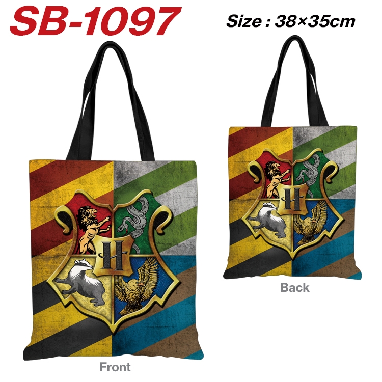 Harry Potter Anime Canvas Tote Shoulder Bag Tote Shopping Bag 38X35CM SB-1097