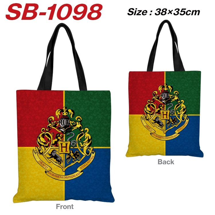 Harry Potter Anime Canvas Tote Shoulder Bag Tote Shopping Bag 38X35CM  SB-1098