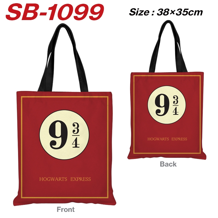 Harry Potter Anime Canvas Tote Shoulder Bag Tote Shopping Bag 38X35CM SB-1099