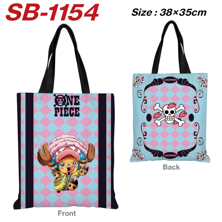 One Piece Anime Canvas Tote Shoulder Bag Tote Shopping Bag 38X35CM  SB-1154