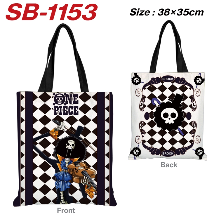 One Piece Anime Canvas Tote Shoulder Bag Tote Shopping Bag 38X35CM SB-1153