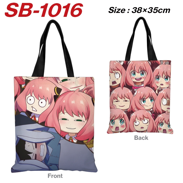 SPY×FAMILY Anime Canvas Tote Shoulder Bag Tote Shopping Bag 38X35CM  SB-1016