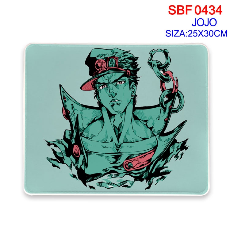 JoJos Bizarre Adventure Anime peripheral edge lock mouse pad 25X30cm  SBF-434