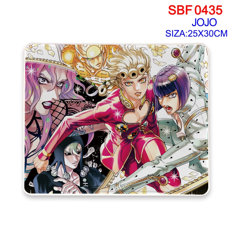 JoJos Bizarre Adventure Anime peripheral edge lock mouse pad 25X30cm SBF-435