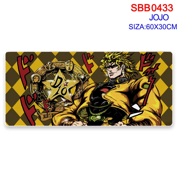 JoJos Bizarre Adventure Anime peripheral edge lock mouse pad 60X30cm  SBB-433