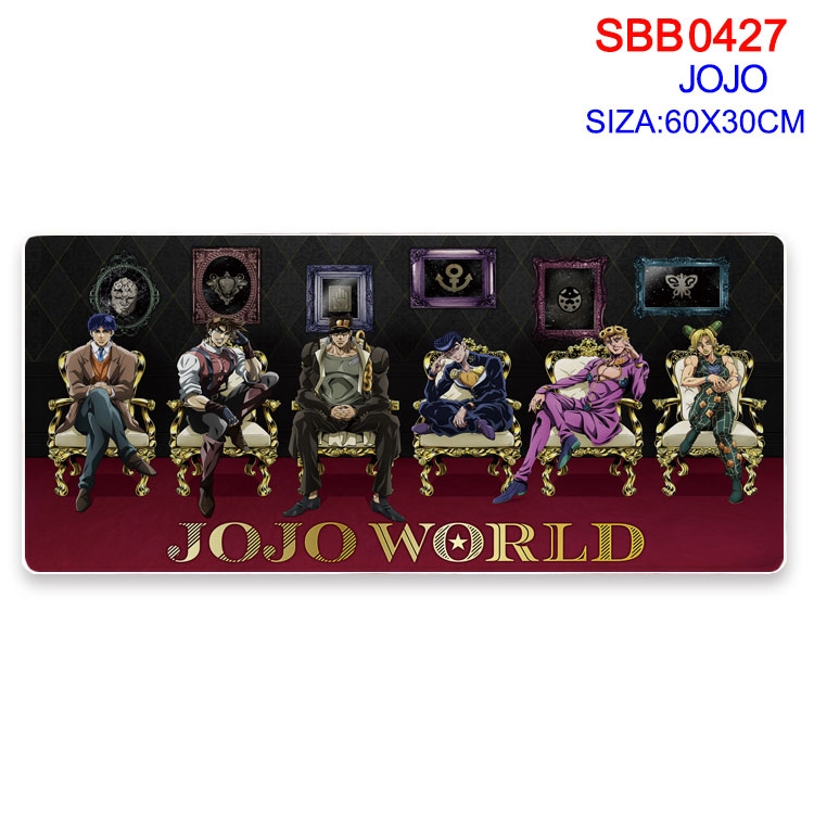 JoJos Bizarre Adventure Anime peripheral edge lock mouse pad 60X30cm  SBB-427