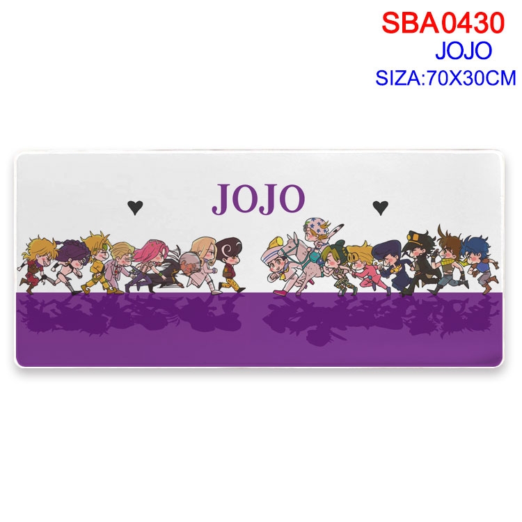 JoJos Bizarre Adventure Anime peripheral edge lock mouse pad 70X30cm SBA-430