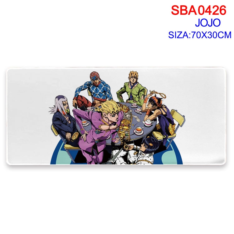 JoJos Bizarre Adventure Anime peripheral edge lock mouse pad 70X30cm SBA-426