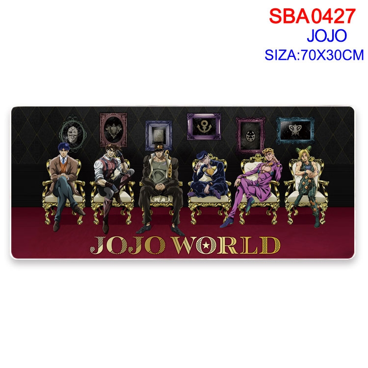 JoJos Bizarre Adventure Anime peripheral edge lock mouse pad 70X30cm  SBA-427