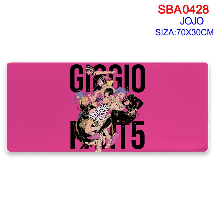 JoJos Bizarre Adventure Anime peripheral edge lock mouse pad 70X30cm  SBA-428