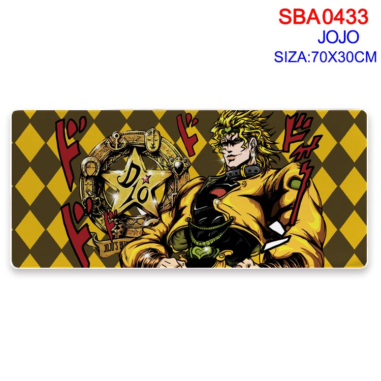 JoJos Bizarre Adventure Anime peripheral edge lock mouse pad 70X30cm SBA-433