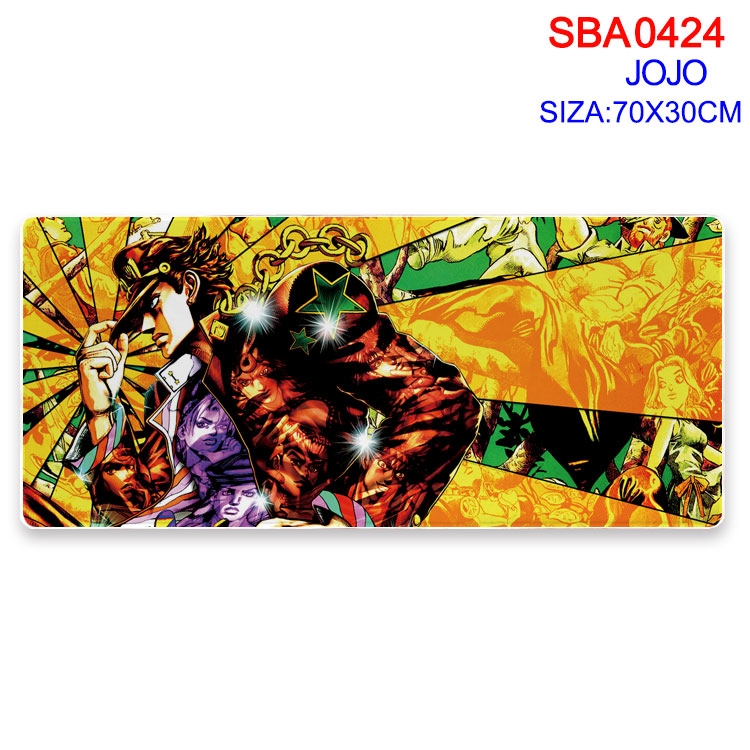 JoJos Bizarre Adventure Anime peripheral edge lock mouse pad 70X30cm SBA-424