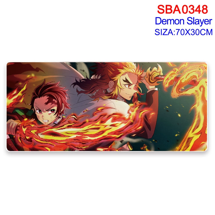 Demon Slayer Kimets Anime peripheral edge lock mouse pad 70X30cm SBA-348