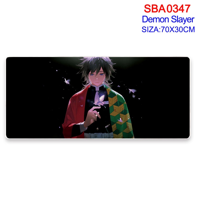 Demon Slayer Kimets Anime peripheral edge lock mouse pad 70X30cm  SBA-347