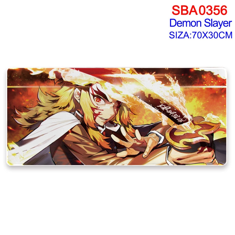 Demon Slayer Kimets Anime peripheral edge lock mouse pad 70X30cm SBA-356